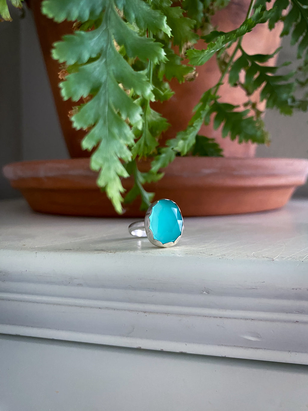 Chalcedony Ring - Size 7